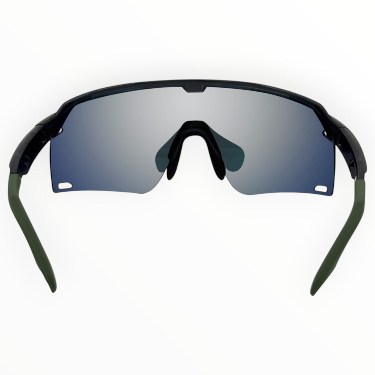 Chimera Black / Olive Sunglasses with Red X-Mirror Lens