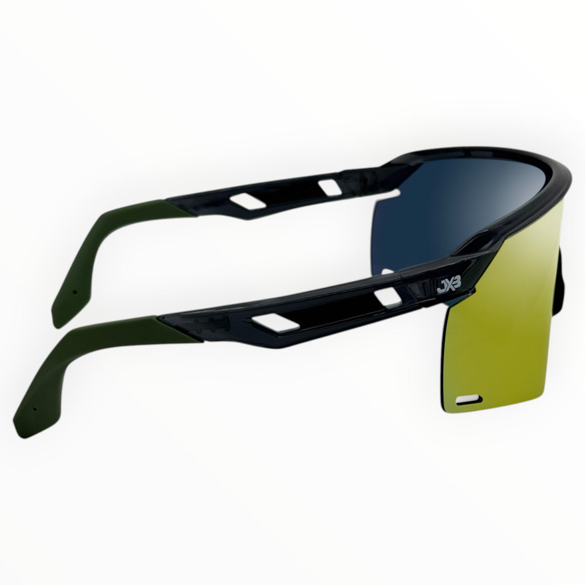 Chimera Black / Olive Sunglasses with Red X-Mirror Lens