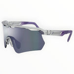 Makara Clear / Purple Sunglasses with Silver Purple X-Mirror Lens 1