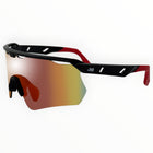 Makara Black / Red Sunglasses with Red X-Mirror Lens