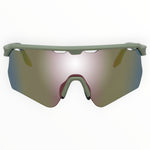 Makara Light Olive Sunglasses with Bronze X-Mirror Lens 6