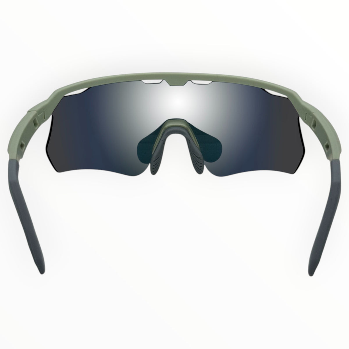Makara Light Olive Sunglasses with Bronze X-Mirror Lens
