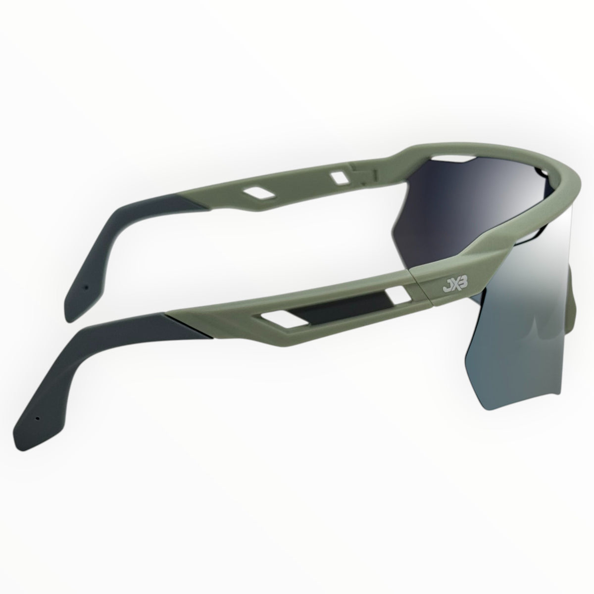 Makara Light Olive Sunglasses with Bronze X-Mirror Lens