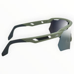 Makara Light Olive Sunglasses with Bronze X-Mirror Lens 3