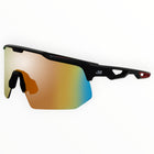 Griffin Black / Red Sunglasses with Red X-Mirror Lens