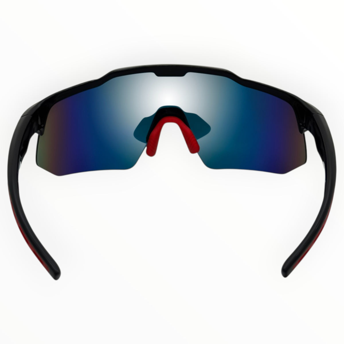 Griffin Black / Red Sunglasses with Red X-Mirror Lens