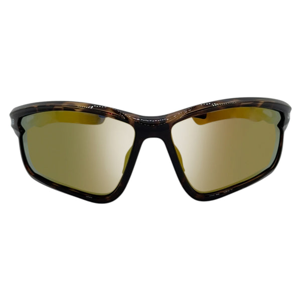 Iktomi Tortoise Sunglasses with Gold X-Mirror Lens