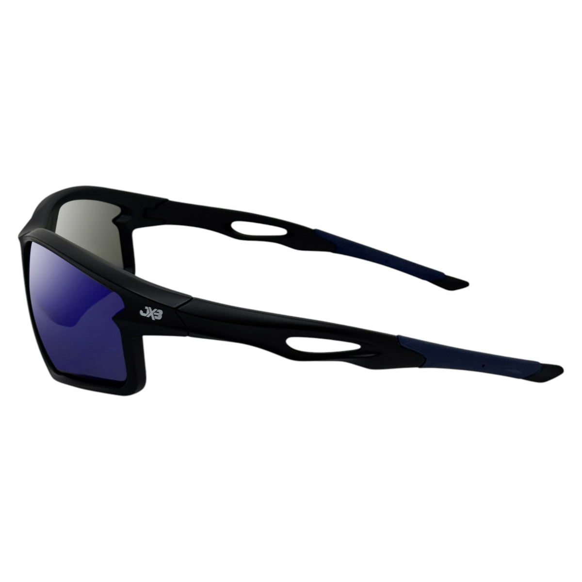 Iktomi Black / Blue Sunglasses with Blue X-Mirror Lens