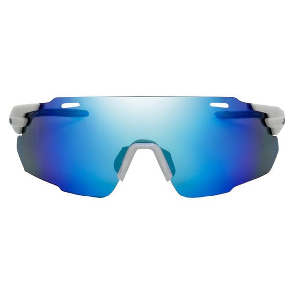 Shisa White / Sky Blue Sunglasses with Blue X-Mirror Lens