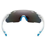 Shisa White / Sky Blue Sunglasses with Blue X-Mirror Lens 5