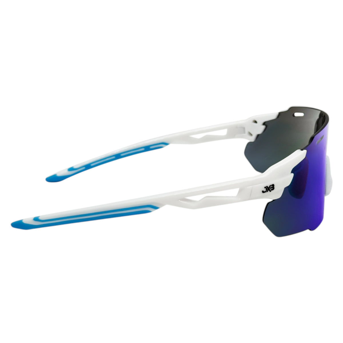 Shisa White / Sky Blue Sunglasses with Blue X-Mirror Lens