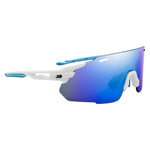 Shisa White / Sky Blue Sunglasses with Blue X-Mirror Lens 3