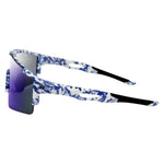 Selket Marbled Blue Sunglasses with Blue X-Mirror Lens 5