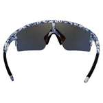 Selket Marbled Blue Sunglasses with Blue X-Mirror Lens 4
