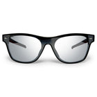 Centaur Black / Red Sunglasses with Silver X-Mirror Lens
