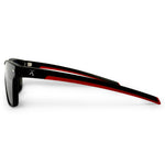 Centaur Black / Red Sunglasses with Silver X-Mirror Lens 4