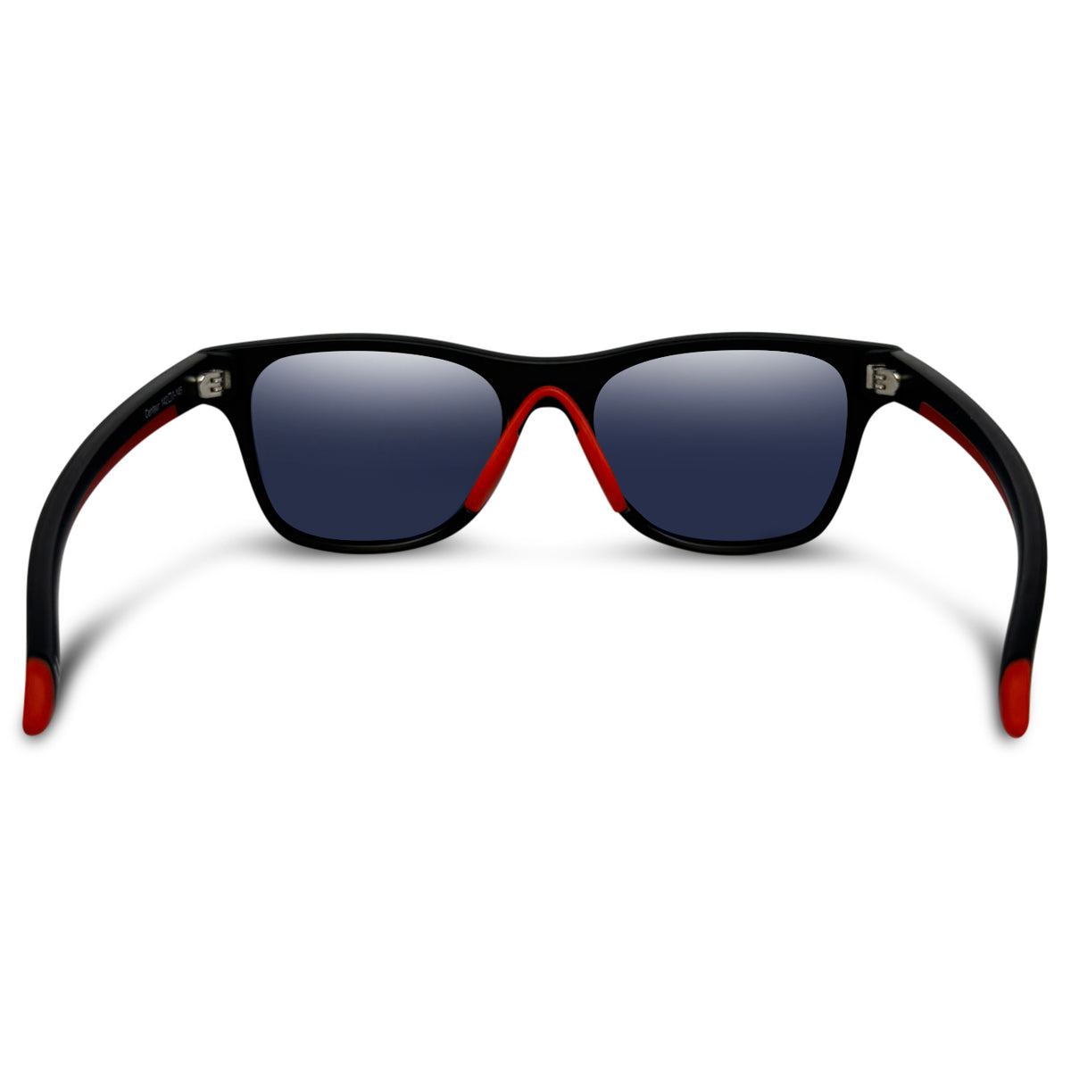 Centaur Black / Red Sunglasses with Silver X-Mirror Lens