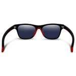 Centaur Black / Red Sunglasses with Silver X-Mirror Lens 5