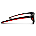 Centaur Black / Red Sunglasses with Silver X-Mirror Lens 6