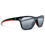 Centaur Black / Red Sunglasses with Silver X-Mirror Lens 3