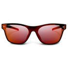 Centaur Black / Red Sunglasses with Silver X-Mirror Lens