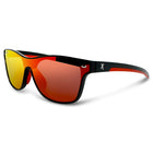 Centaur Black / Red Sunglasses with Red X-Mirror Lens