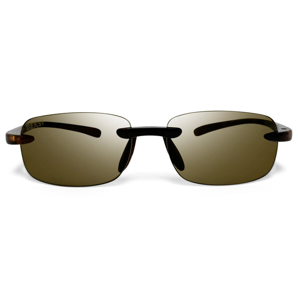 Circe Tortoise Sunglasses with Dark Smoke Lens