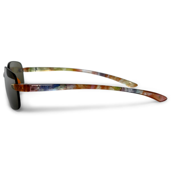 Circe Multi-Orange Sunglasses with Dark Smoke Lens