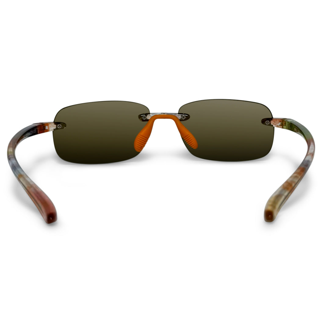 Circe Multi-Orange Sunglasses with Dark Smoke Lens