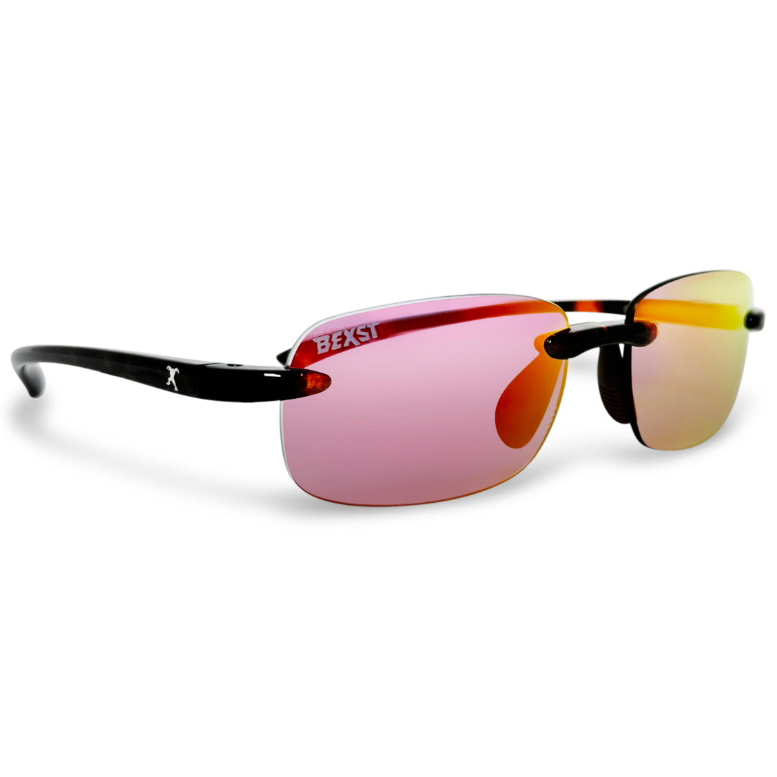 Circe Tortoise Sunglasses with Red X-Mirror Photochromic Lens
