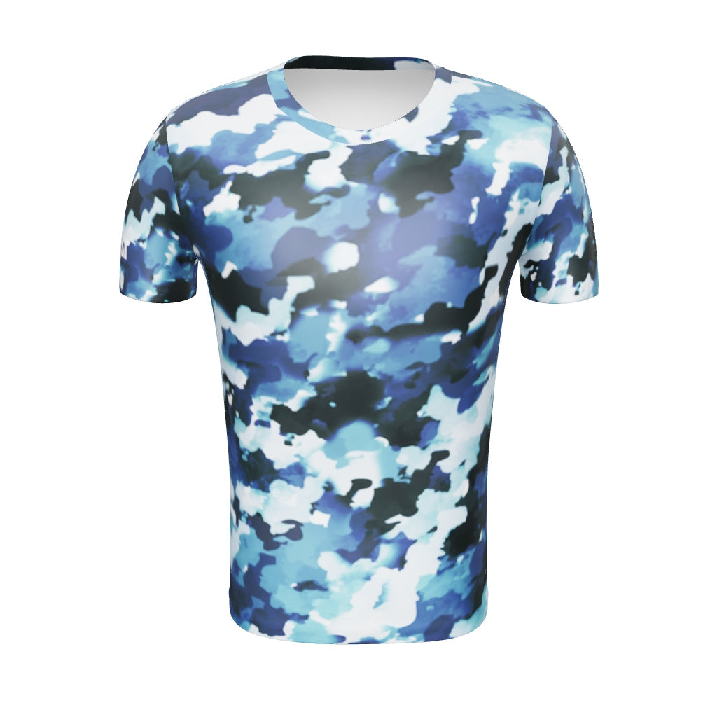 Midnight Blues Men's Athletic T-shirt